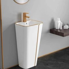 Lavabo trụ đứng liền khối cao cấp SETO-OS716