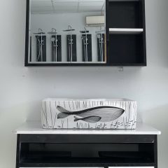 Tủ lavabo gỗ nhựa PVC 8TH2374PM