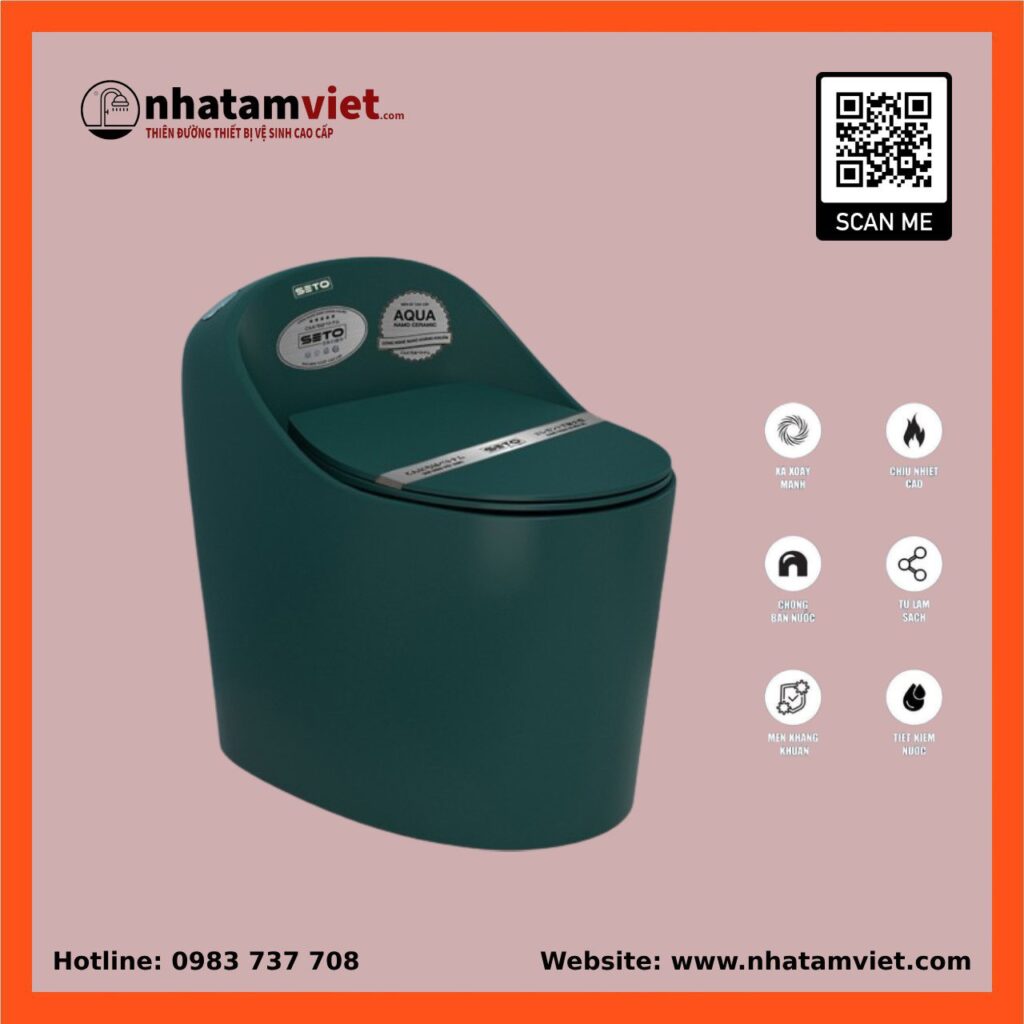 Bàn cầu trứng liền khối SETO-10029 Bàn Cầu Trứng Liền Khối Seto-10029