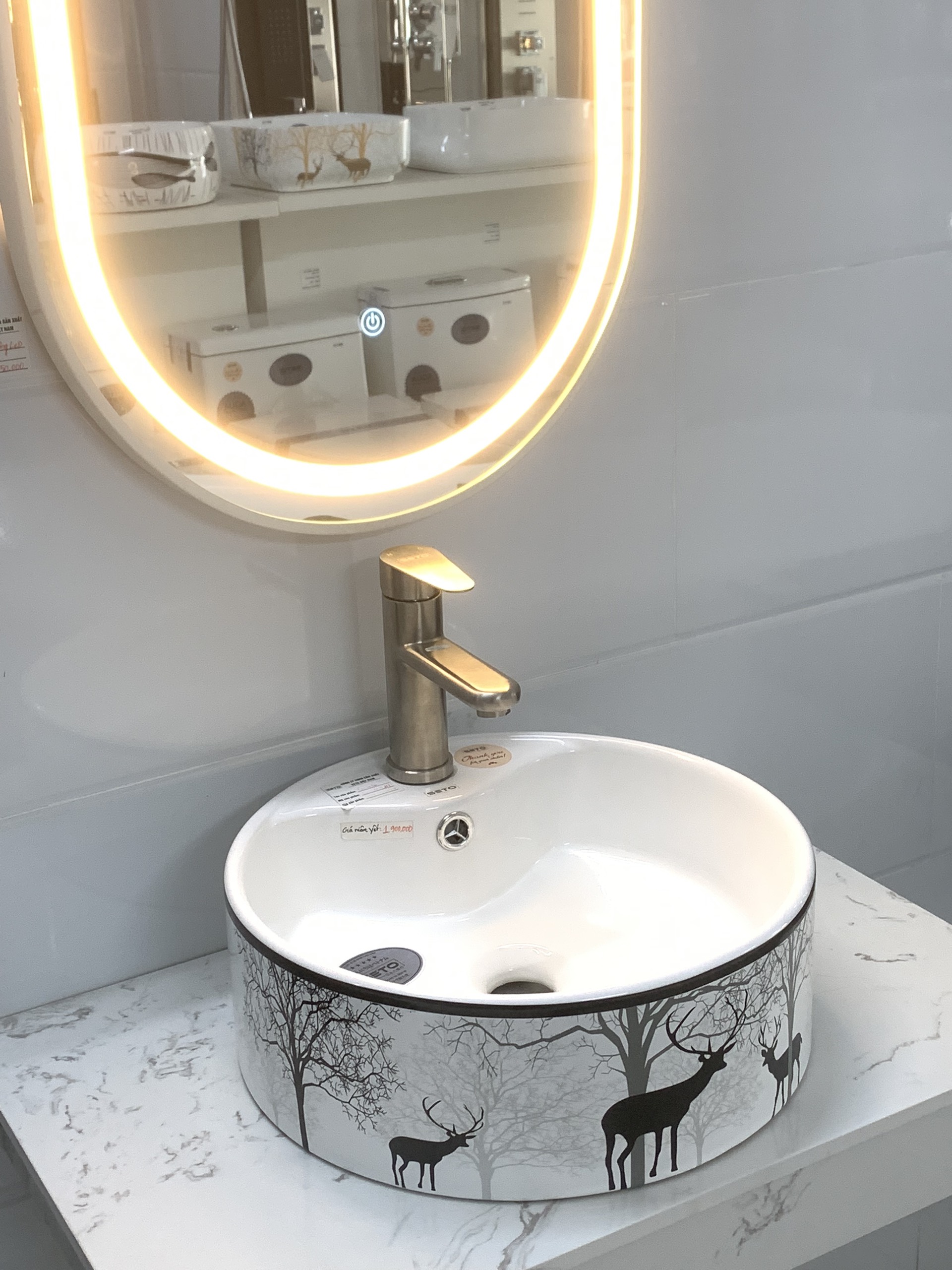Chậu Lavabo đặt bàn cao cấp SETO-3203HL Chậu Lavabo Đặt Bàn Cao Cấp Seto-3203Hl