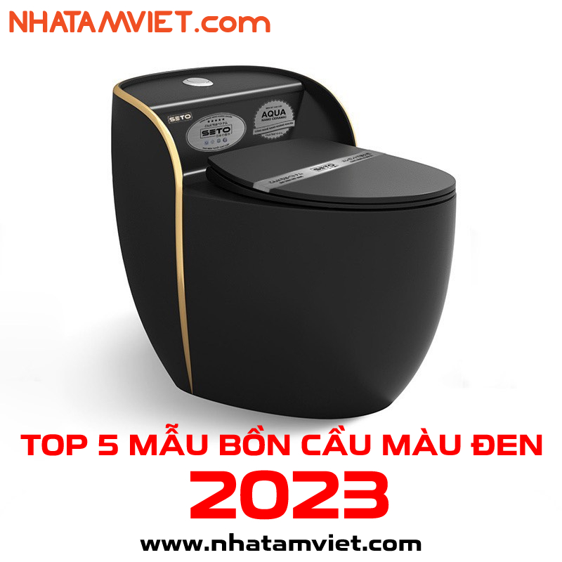 TOP những bồn cầu màu đen đẹp – giá tốt đáng mua nhất hiện nay