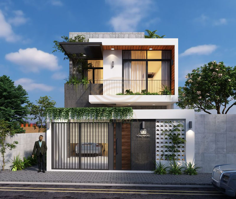 20+ mẫu nhà 1 trệt 1 lầu 5×20 đẹp, xu hướng hiện nay