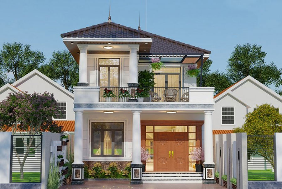 Top những mẫu nhà 2 tầng đẹp giá 700 triệu hiện đại