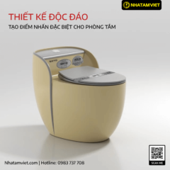 Bàn cầu trứng liền khối SETO-10022 Ban Cau Trung Lien Khoi Seto 10022