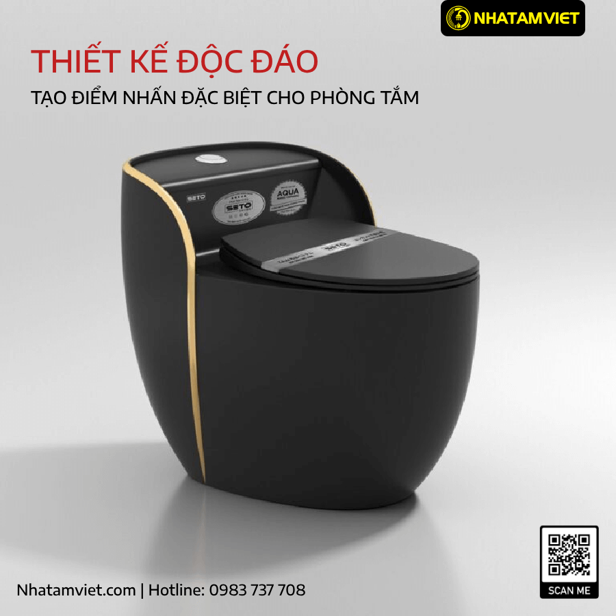 bàn cầu trứng liền khối SETO-1S16BG Bàn Cầu Trứng Liền Khối Seto-1S16Bg