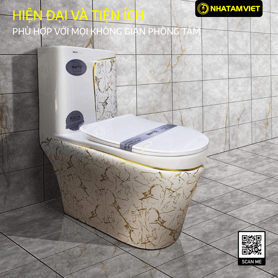Bàn cầu liền khối cao cấp SETO-12210HTJ Bàn Cầu Liền Khối Cao Cấp Seto-12307Btj