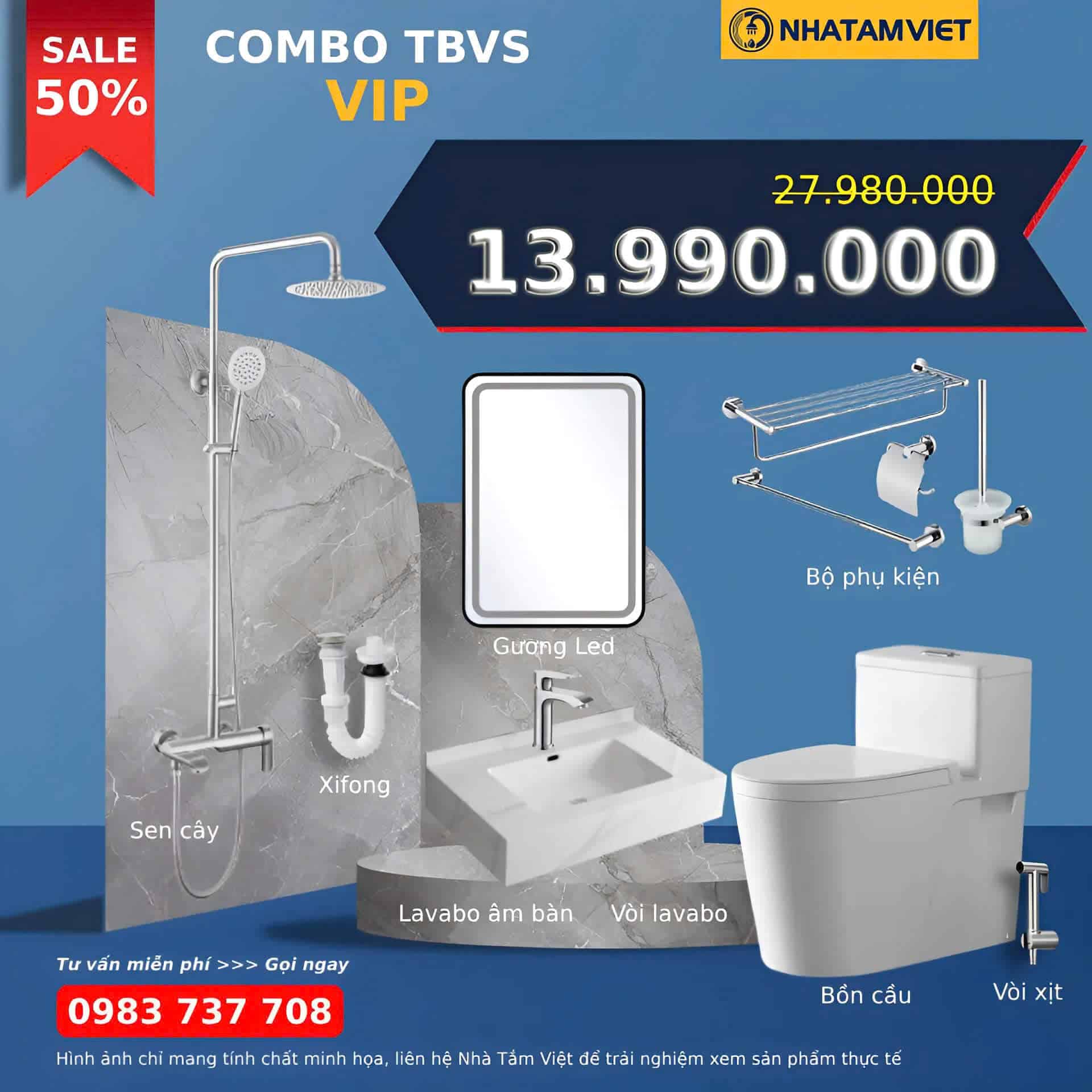 Combo thiết bị vệ sinh hiện đại 13990k Combo Thiết Bị Vệ Sinh Hiện Đại 13990K