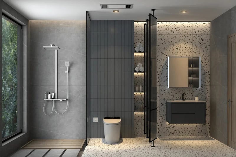 Cách bố trí bồn cầu trong nhà vệ sinh hợp lý, đúng phong thủy