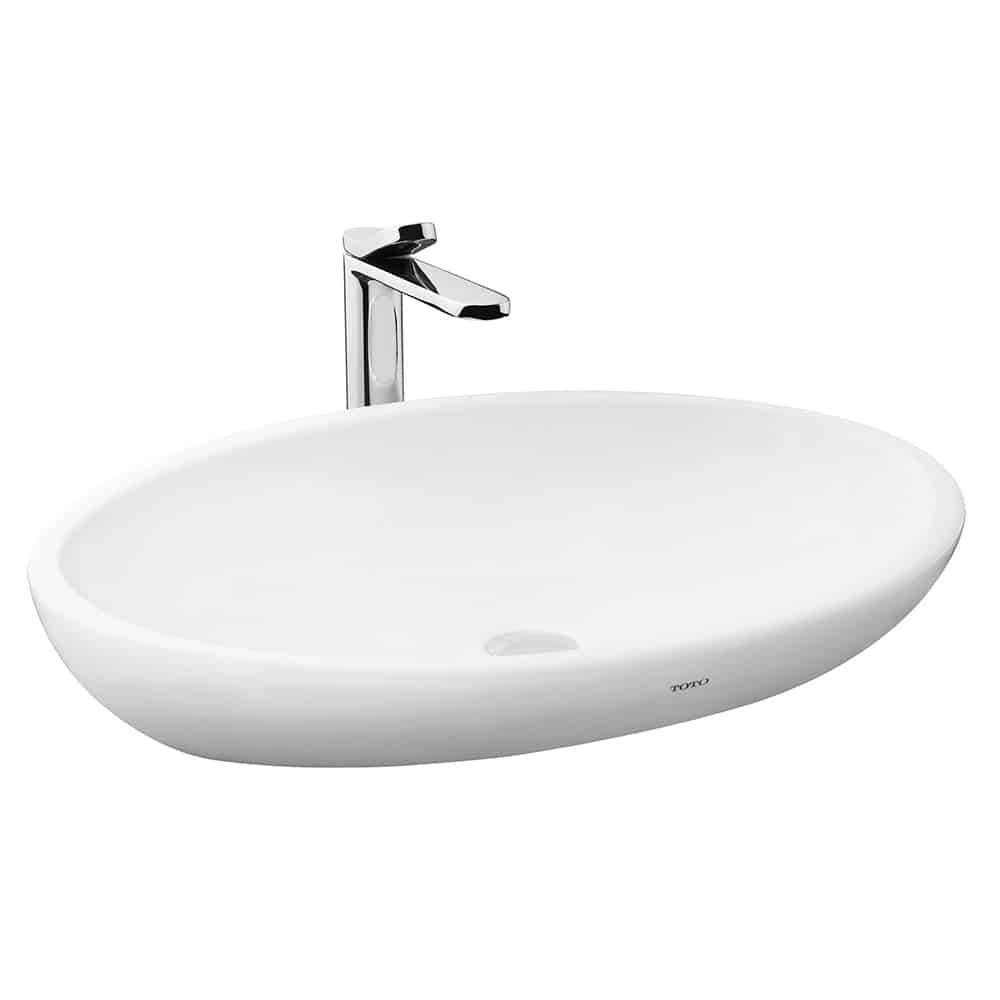 Chậu lavabo đặt bàn TOTO LW818JW/F Chậu Lavabo Đặt Bàn Toto Lw818Jw/F