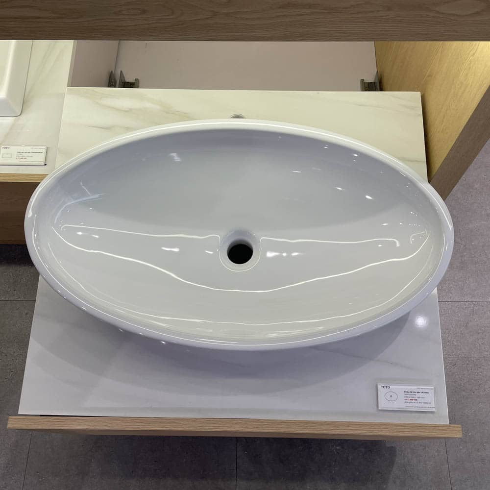 Chậu lavabo đặt bàn TOTO LW818JW/F Chậu Lavabo Đặt Bàn Toto Lw818Jw/F - Ảnh 2