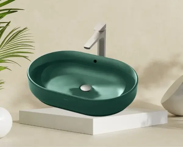 Chậu Lavabo TOTO LW896JW/F#FRG Đặt Bàn Xanh Lá Đặc Điểm Nổi Bật Chậu Lavabo Toto Lw896Jw/F#Frg Đặt Bàn Xanh Lá - Nhà Tắm Việt