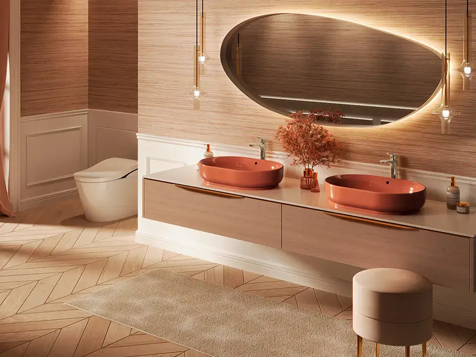 Chậu Lavabo TOTO LW896JW/F#SCR Đặt Bàn Sắc Đỏ Đặc Điểm Nổi Bật Chậu Lavabo Toto Lw896Jw/F#Scr Đặt Bàn Sắc Đỏ - Nhà Tắm Việt