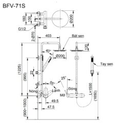 Ban-Ve-Sen-Cay-Inax-Bfv-71S-Nong-Lanh