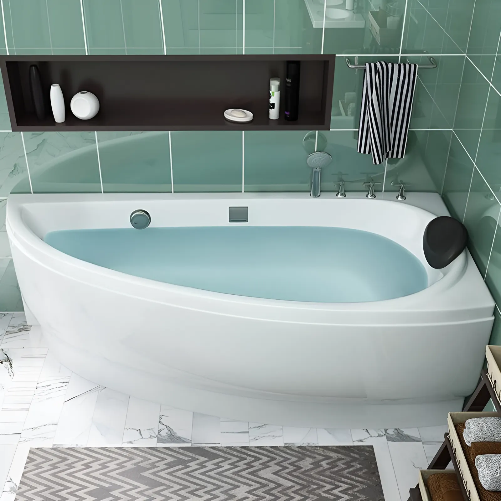 Top các thương hiệu bồn tắm góc được ưa chuộng hiện nay