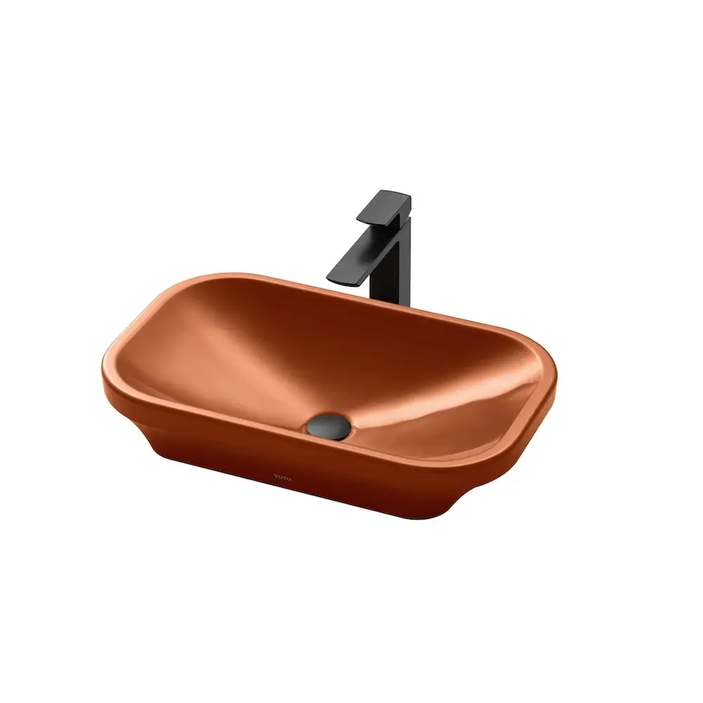 Chậu lavabo TOTO LW630JDW/F#SCR đặt bàn sắc đỏ Chậu Lavabo Toto Lw630Jdw/F#Scr Đặt Bàn Sắc Đỏ