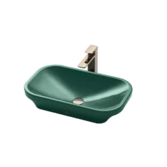 Chậu lavabo TOTO LW630JDW/F#FRG đặt bàn xanh lá