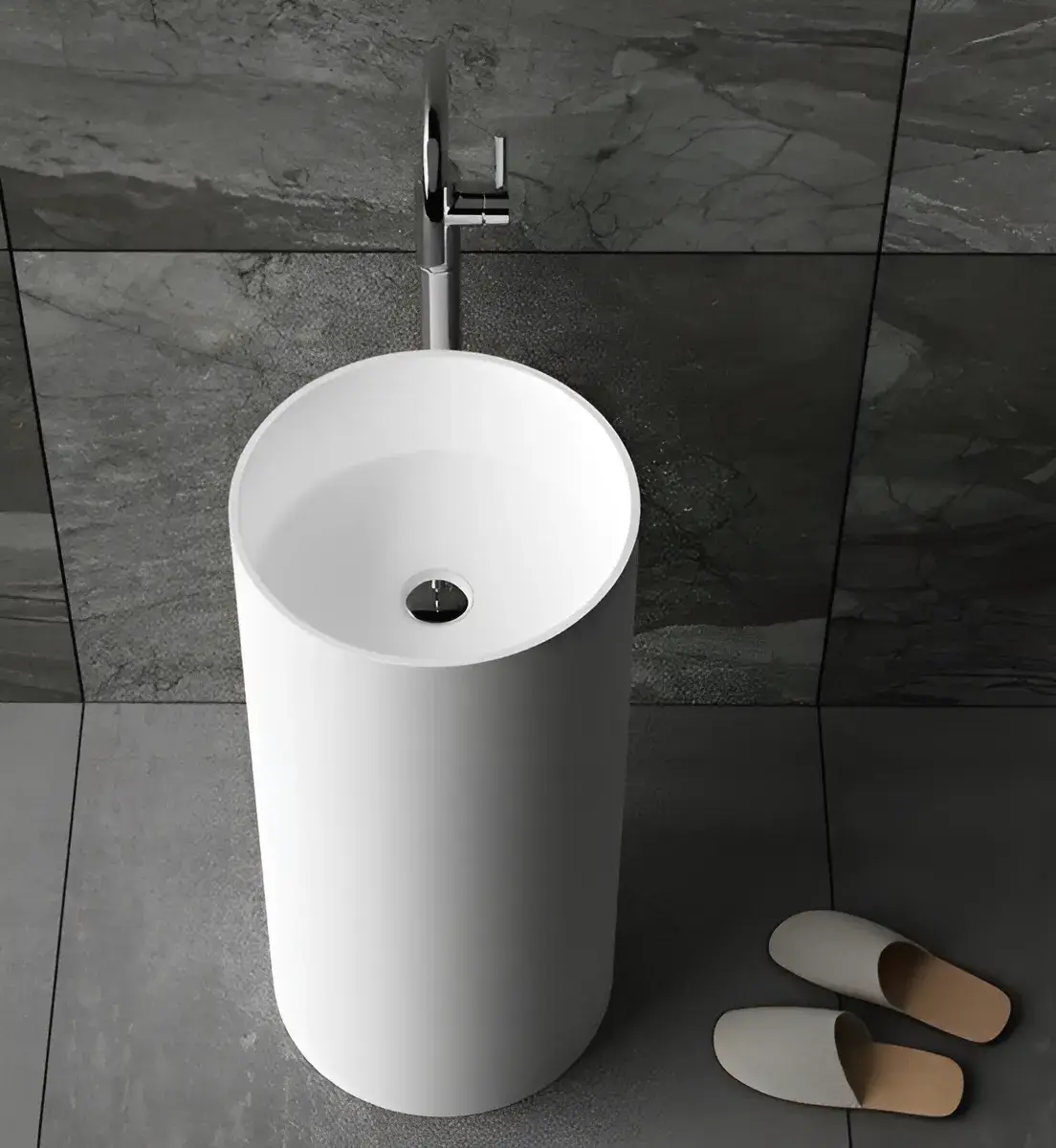 Ưu điểm nổi bật của chậu lavabo trụ đứng