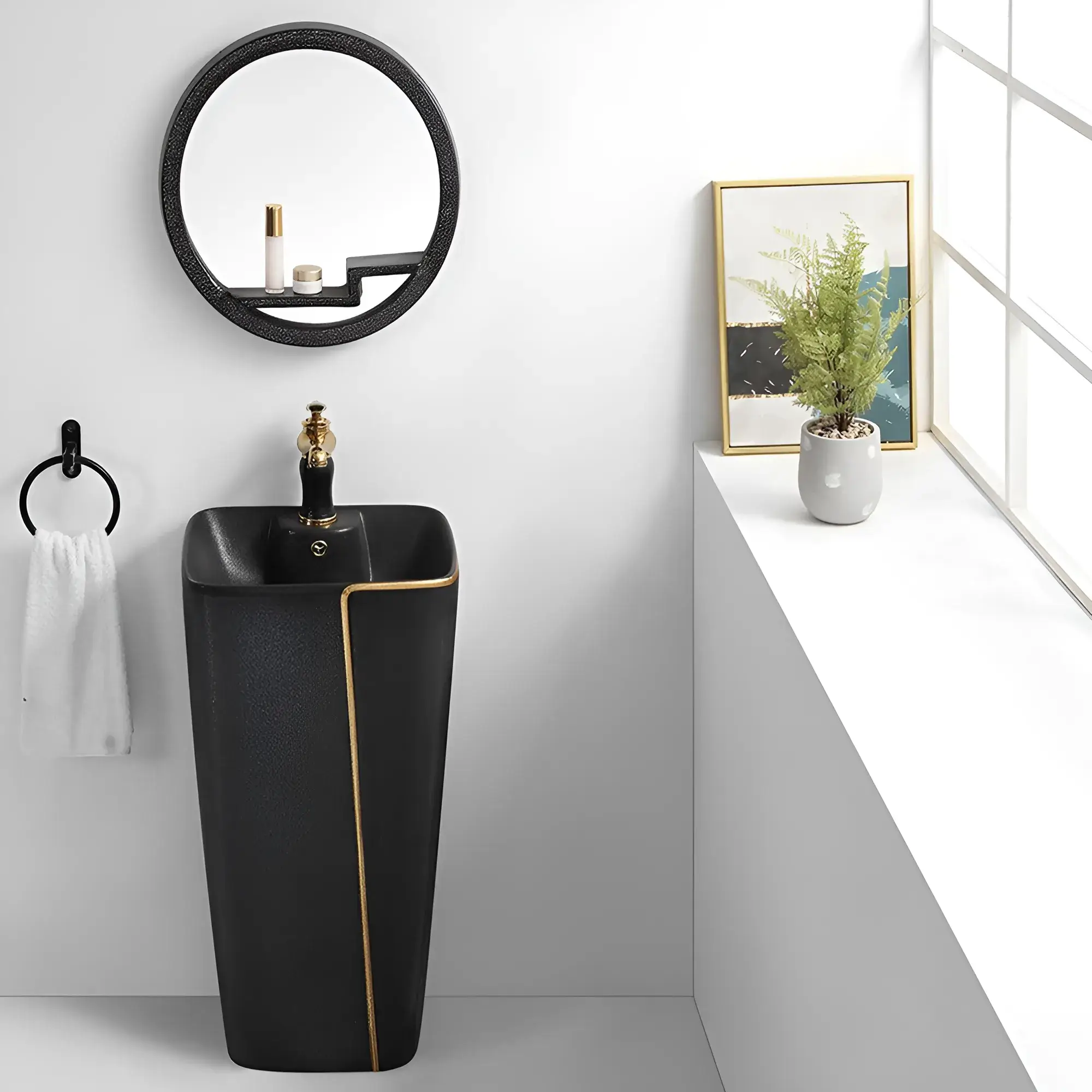 Phân loại chậu lavabo trụ đứng