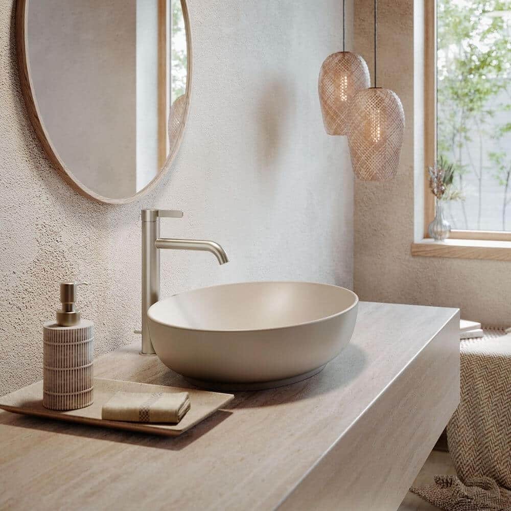 Chậu Lavabo Đặt Bàn Toto Lt1705#Mbe Màu Be Mờ - Nhà Tắm Việt