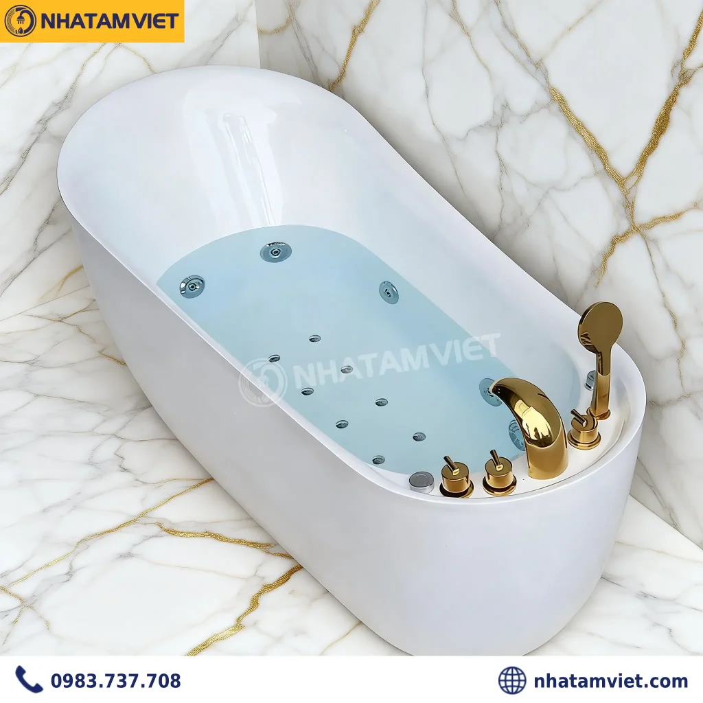 Đặc Điểm Nổi Bật Bồn Tắm Massage Koravi Krv-B2099Ms Sục Kép