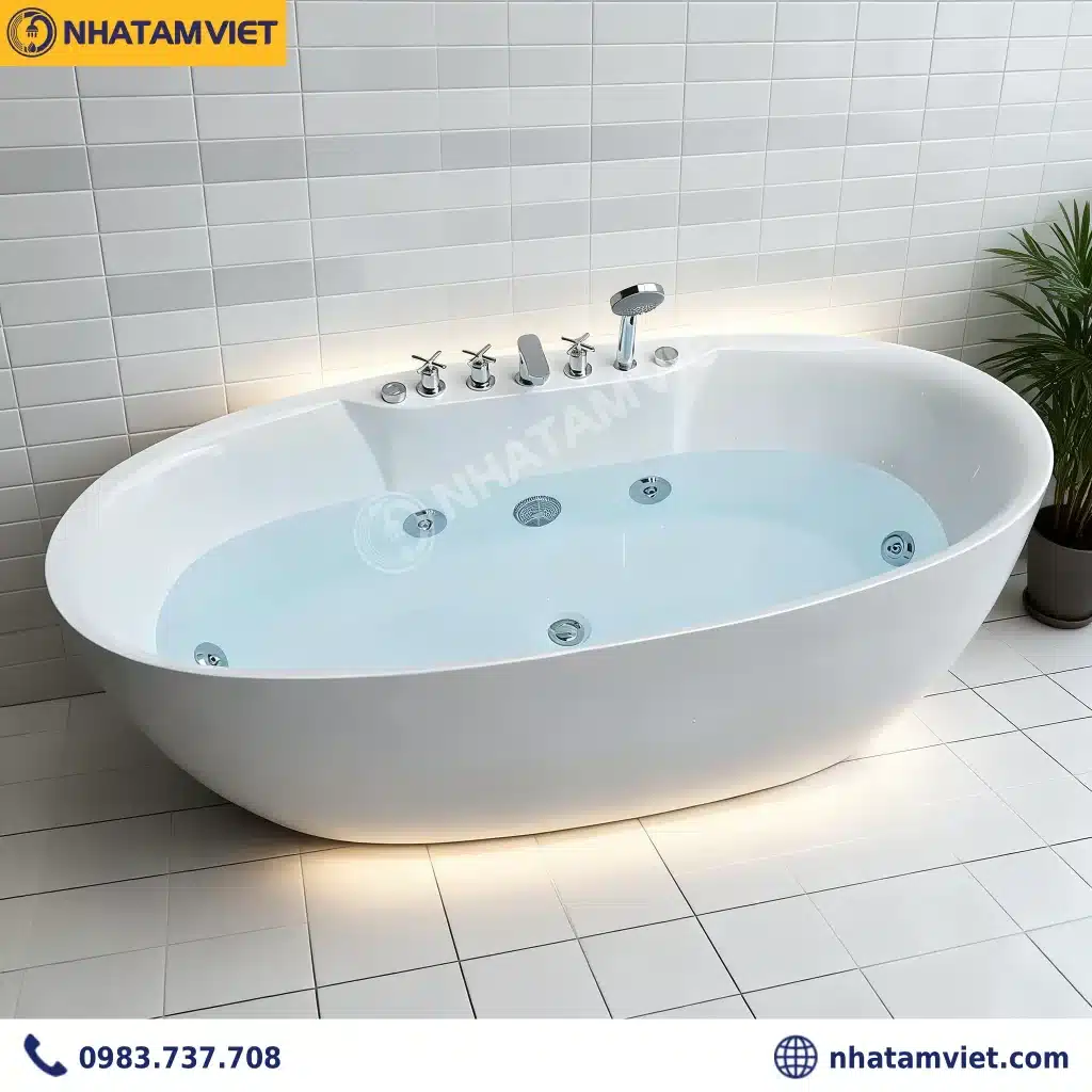 Đặc Điểm Nổi Bật Bồn Tắm Massage Koravi Krv-B6509Ms Sục Đơn