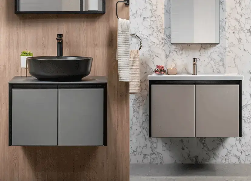 So Sánh Lavabo Đặt Bàn Và Lavabo Âm Bàn