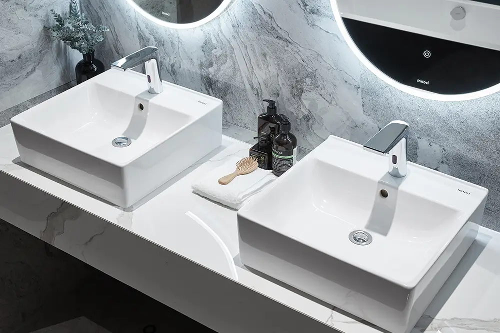 Chậu lavabo đôi cao cấp giá rẻ tại Nhà Tắm Việt