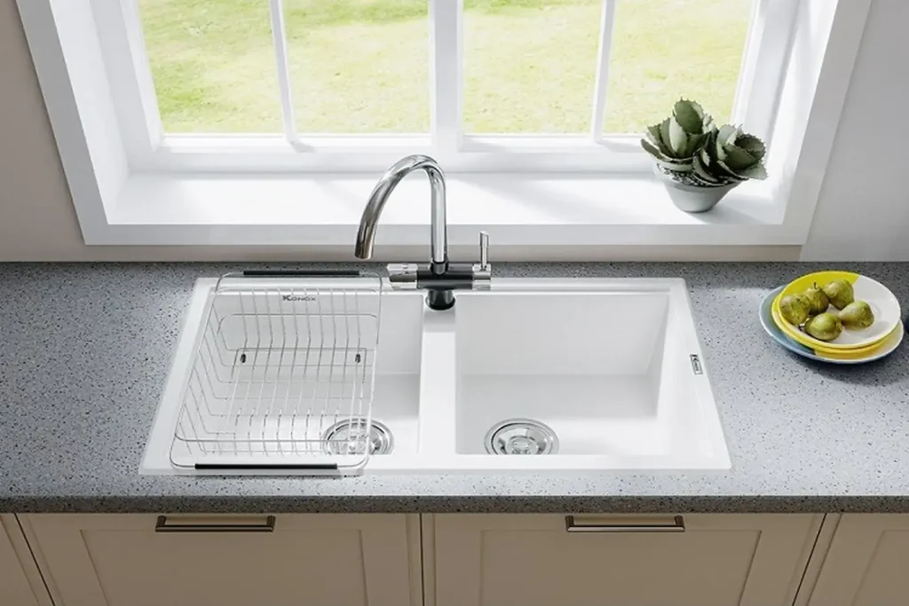Chậu rửa bát đá granite có bền không?