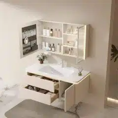 Tủ lavabo nhựa PVC cao cấp Koravi KRV-3501 Tu Lavabo Koravi Krv 3501 3