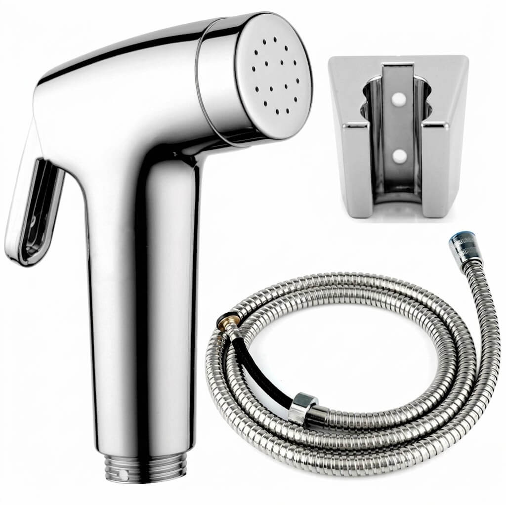 Combo thiết bị vệ sinh tiện nghi 14.920k Bộ Vòi Xịt Vệ Sinh Koravi Vs06-E
